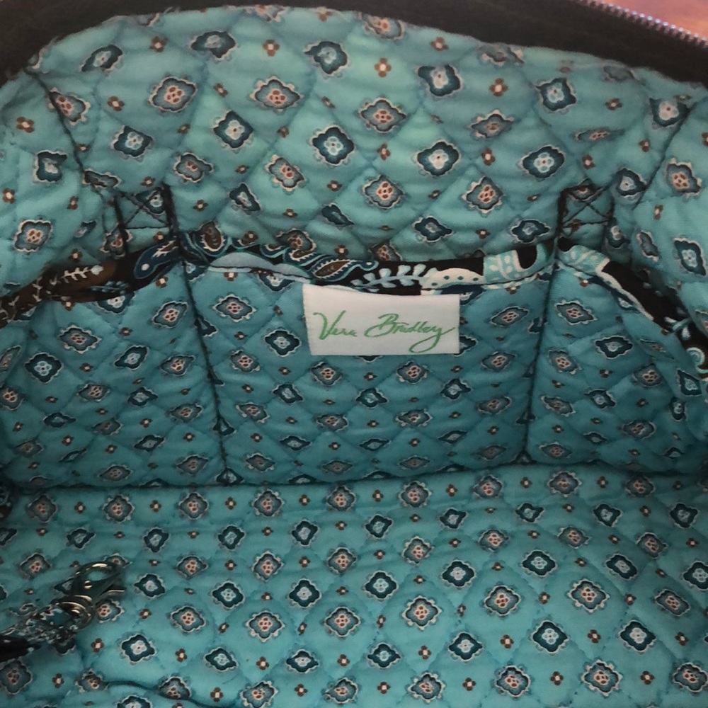 Retired Vera Bradley Java Blue Pattern Bag - image 2